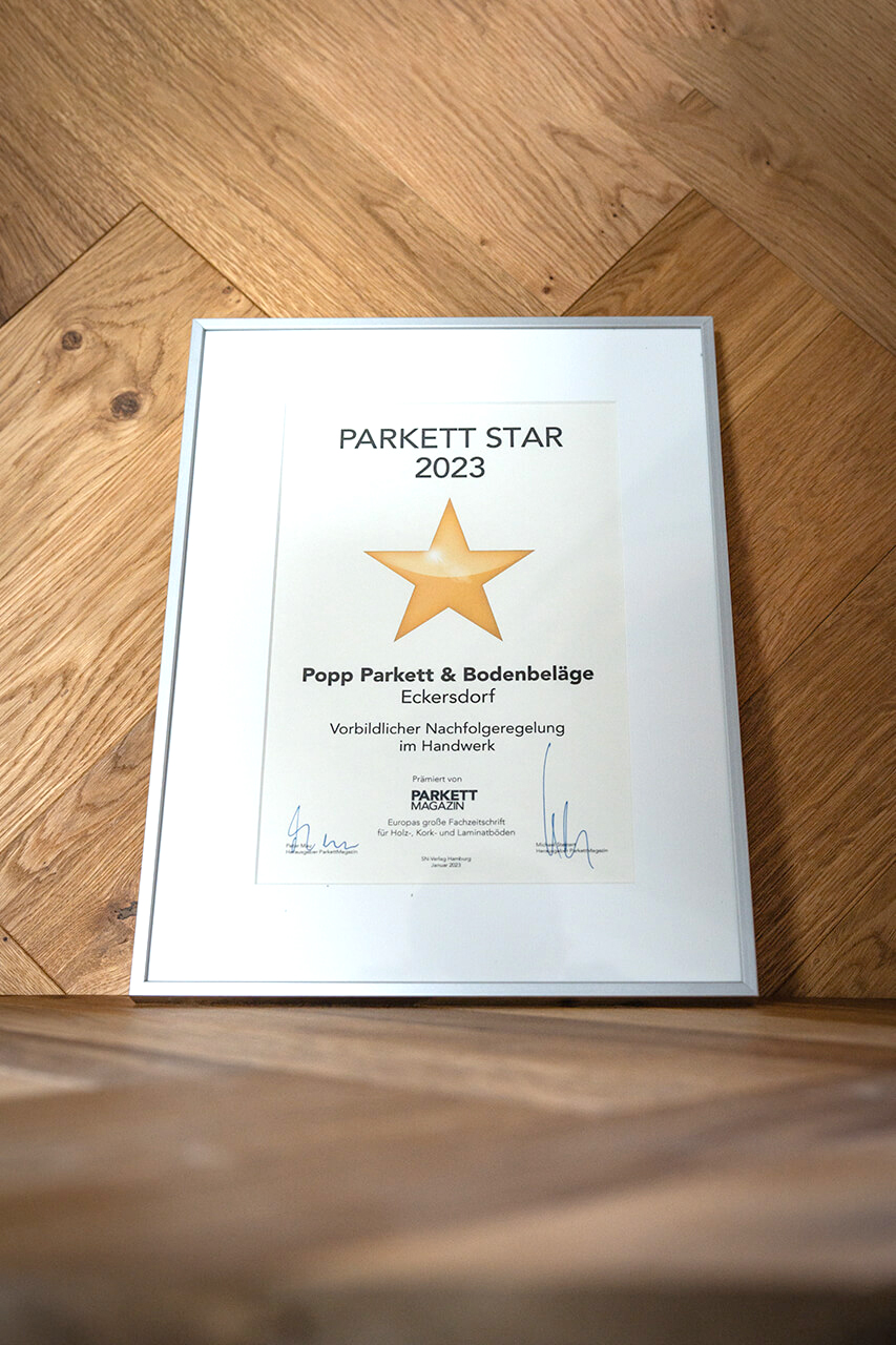 Parkett Popp – Parkett Star 2023