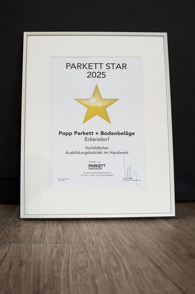 Parkett Popp – Parkett Start 2025